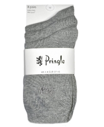 Pringle Ladies Pack of 3 Plain Socks