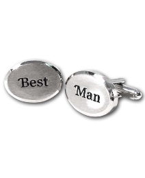 Pair of Wedding Best Man Cufflinks