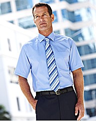 Double Two Short Sleeve Non Iron Shirt