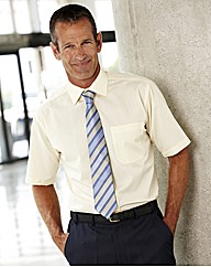 Double Two Short Sleeve Non Iron Shirt