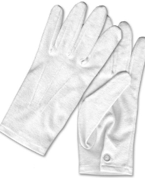 Pair of White Cotton Gloves