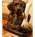 Labrador Dog Phone Brown