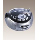 Portable CD Radio Cassette -Black/Silver