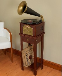 Gramophone Style Music System