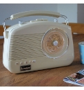 Retro Radio - Cream