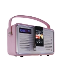 Retro DAB Radio with iPod Dock - Pink