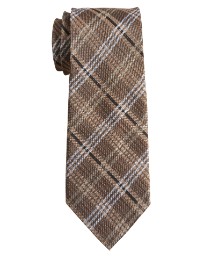 Kensington Check Woven Silk Tie