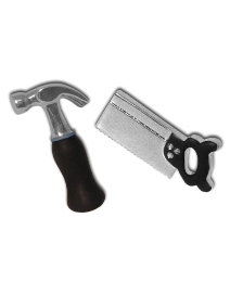 Pair of Hammer And Saw Cufflinks