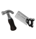 Pair of Hammer And Saw Cufflinks