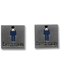 Pair of Best Man Cufflinks