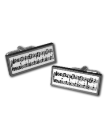 Pair of Music Score Cufflinks