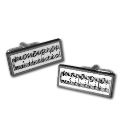 Pair of Music Score Cufflinks