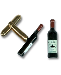 Pair of Wine Bottle Cufflinks
