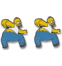 Pair of Homer Kiss My Butt Cufflinks