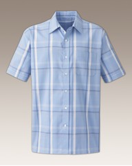 Premier ManShort Sleeve Check Shirt Long