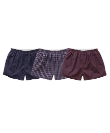 Southbay Pack Of 3 Woven Boxers