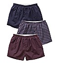 Southbay Pack Of 3 Woven Boxers