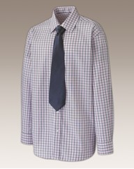 Premier Man Long Sleeve Shirt & Tie