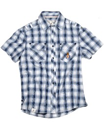 Grey Hawk Short Sleeve Check Shirt