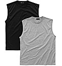 Premier Man Pack of 2 Muscle T-Shirts