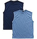 Premier Man Pack of 2 Muscle T-Shirts
