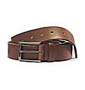 & Brand Casual Distressed Leather Belt