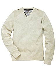 Duke Mighty V-Neck Shoulder Patch Sweat