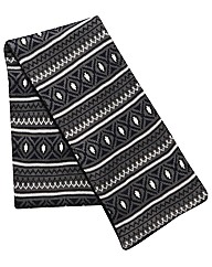 Kayak Long Length Fairisle Knitted Scarf