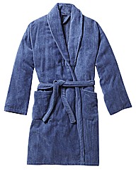 & Brand Mighty Velour Towelling Gown