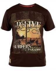 D555 Surfers Paradise Print T Shirt