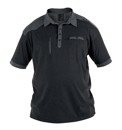 Split Star Melange Stripe Polo Shirt