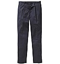 & Brand Pleated Chino 38in Leg