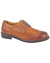 Jimmy Bee Waxy Leather Brogue Shoes