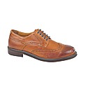 Jimmy Bee Waxy Leather Brogue Shoes