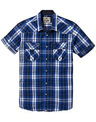 Duke London Tall Western Check Shirt