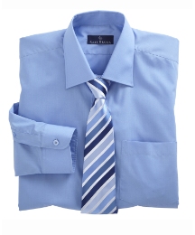 Rael Brook Boxed Plain Shirt and Tie Set