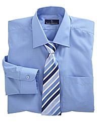 Rael Brook Boxed Plain Shirt and Tie Set