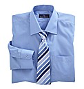 Rael Brook Boxed Plain Shirt and Tie Set