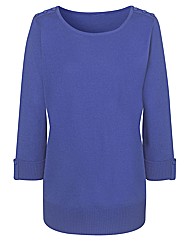 Fully Fashioned 3/4 Sleeve Jumper