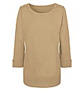 Fully Fashioned 3/4 Sleeve Jumper