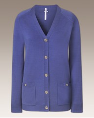 Fully Fashioned V-Neck Cardigan