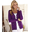Fully Fashioned V-Neck Cardigan
