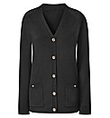 Fully Fashioned V-Neck Cardigan