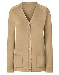 Fully Fashioned V-Neck Cardigan