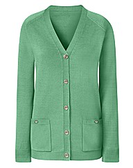 Fully Fashioned V-Neck Cardigan