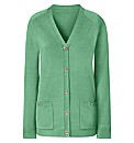 Fully Fashioned V-Neck Cardigan