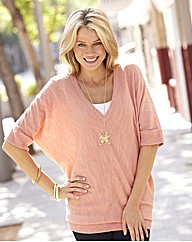 Knitted Deep V Tunic