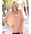 Knitted Deep V Tunic