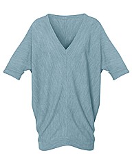 Knitted Deep V Tunic