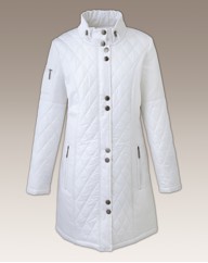 Diamond Quilted Coat